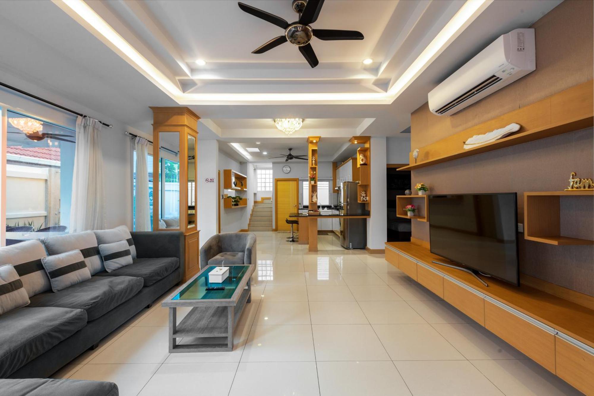 Pattaya Private Villa - Pool,Sauna,Snooker,Bbq Dış mekan fotoğraf