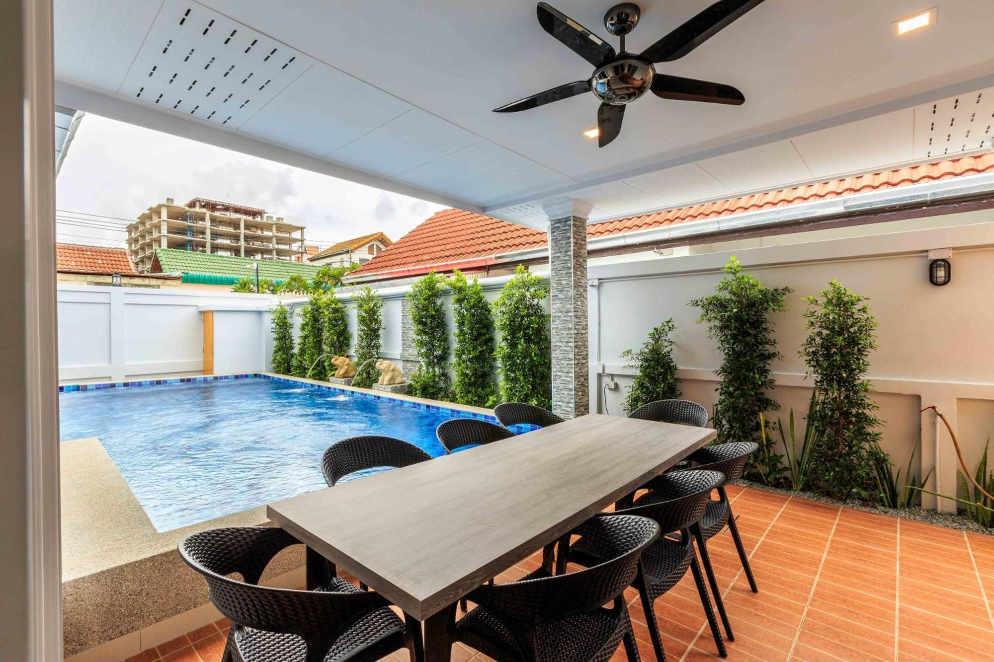 Pattaya Private Villa - Pool,Sauna,Snooker,Bbq Dış mekan fotoğraf