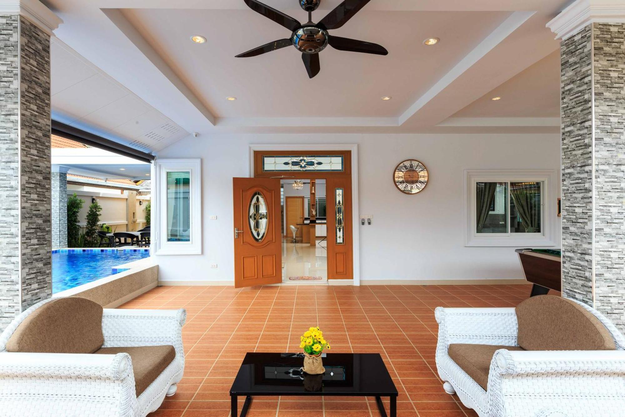 Pattaya Private Villa - Pool,Sauna,Snooker,Bbq Dış mekan fotoğraf